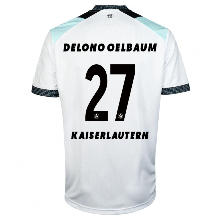 DanxenレディースKenny Delono Oelbaum#27白 黒アウェイシャツ2025/26ジャージーユニフォーム