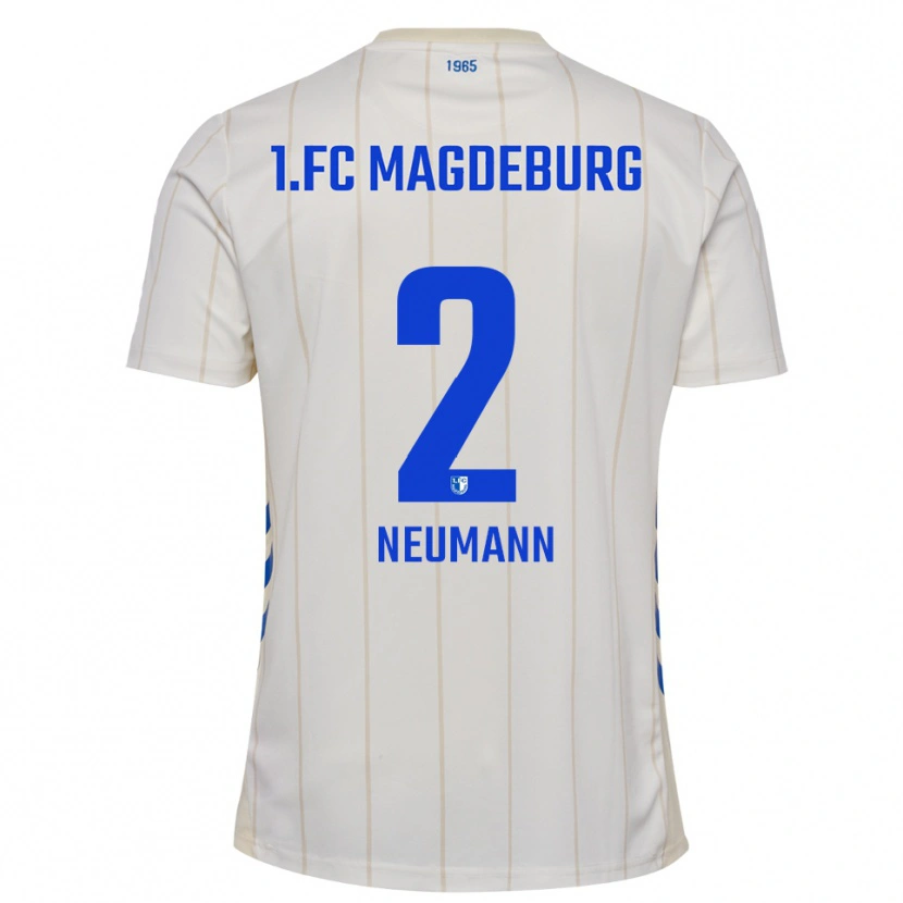 DanxenレディースLena Neumann#2白 青アウェイシャツ2025/26ジャージーユニフォーム