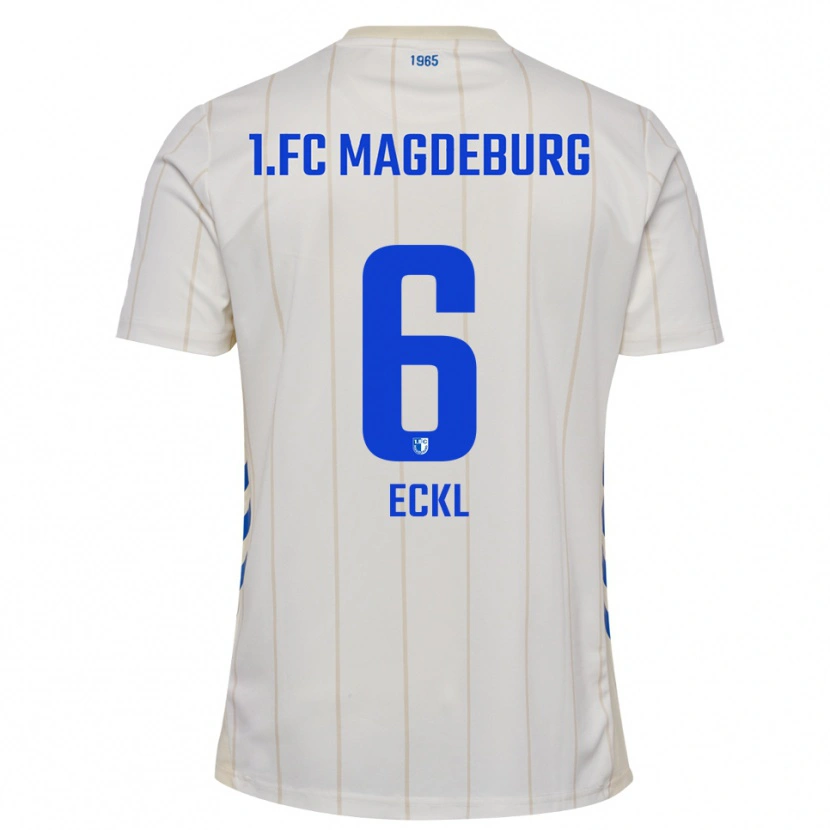 DanxenレディースHanna Eckl#6白 青アウェイシャツ2025/26ジャージーユニフォーム