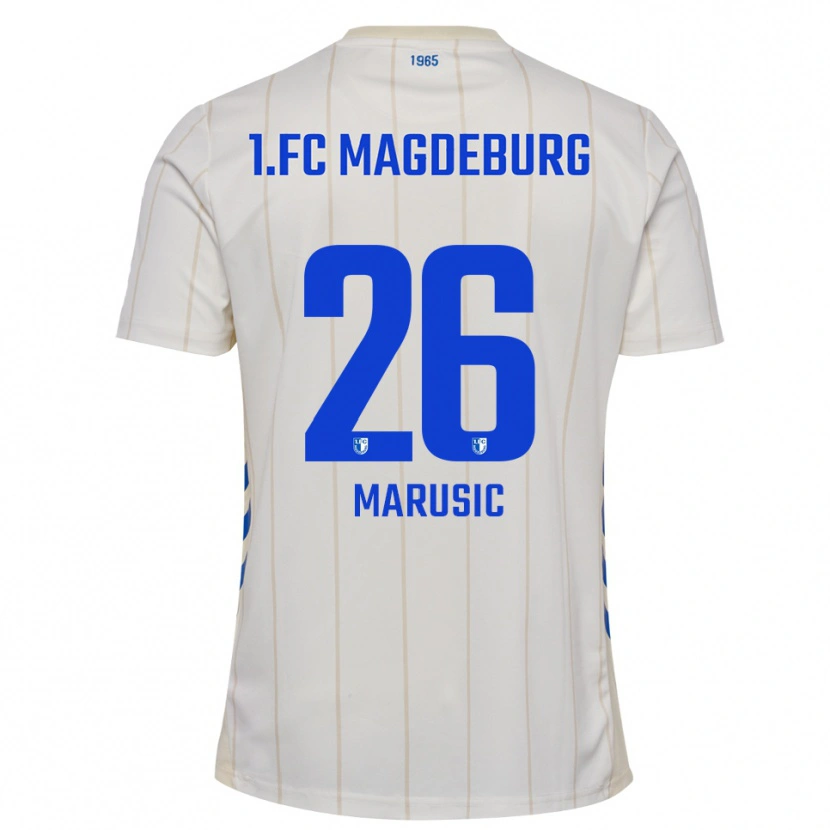 Danxenレディースアレクサ・マルシッチ#26白 青アウェイシャツ2025/26ジャージーユニフォーム