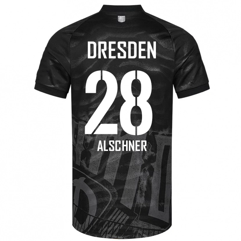 DanxenレディースFelix Alschner#28黒 灰色アウェイシャツ2025/26ジャージーユニフォーム