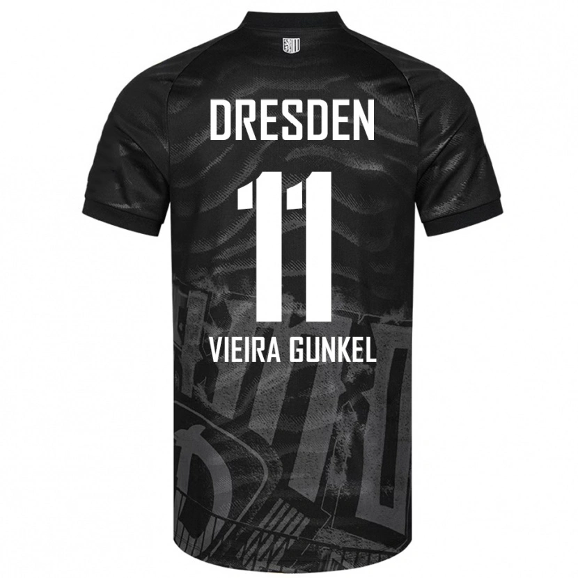 DanxenレディースJoel Vieira Gunkel#11黒 灰色アウェイシャツ2025/26ジャージーユニフォーム