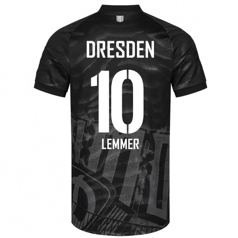 DanxenレディースJakob Lemmer#10黒 灰色アウェイシャツ2025/26ジャージーユニフォーム