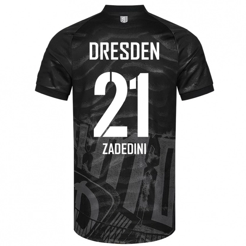 DanxenレディースSkerd Zadedini#21黒 灰色アウェイシャツ2025/26ジャージーユニフォーム