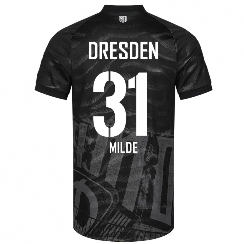 DanxenレディースPaul Milde#31黒 灰色アウェイシャツ2025/26ジャージーユニフォーム