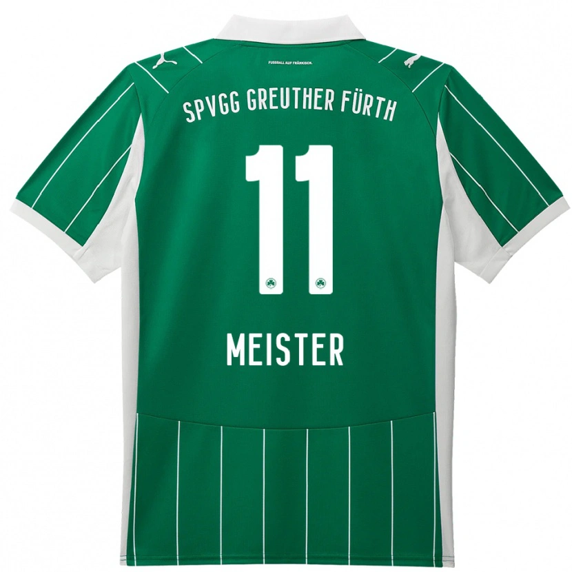 DanxenレディースChristoph Meister#11緑 白アウェイシャツ2025/26ジャージーユニフォーム