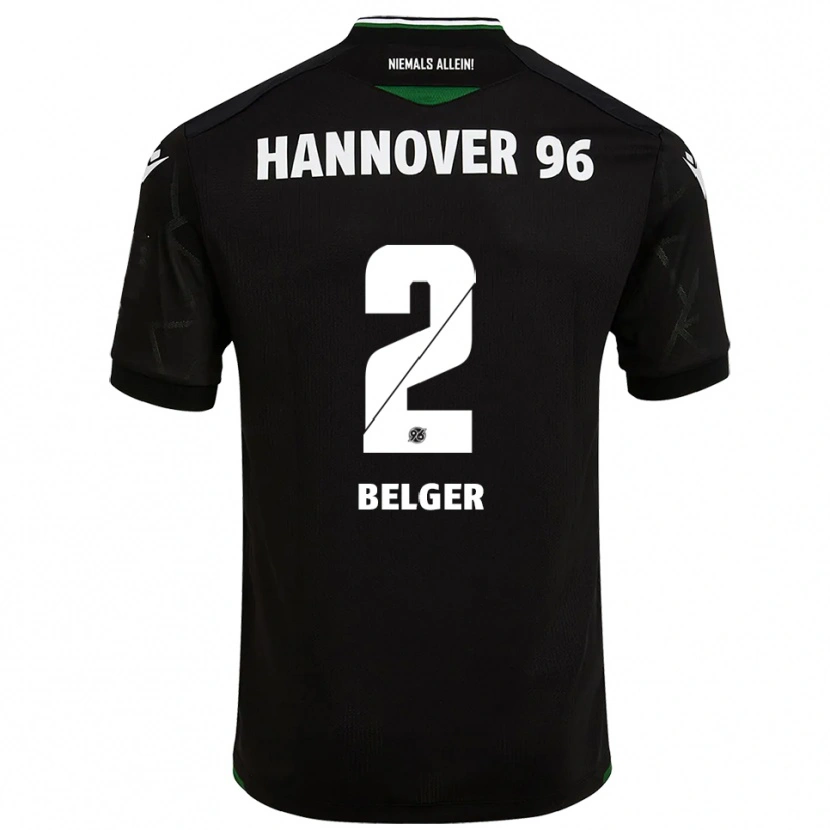 DanxenレディースMax Belger#2黒 緑アウェイシャツ2025/26ジャージーユニフォーム