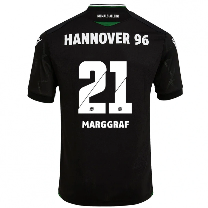 DanxenレディースLuis Marggraf#21黒 緑アウェイシャツ2025/26ジャージーユニフォーム