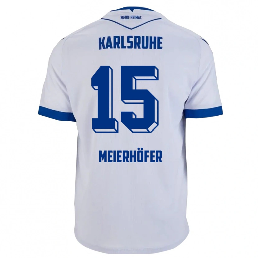 DanxenレディースLuis Meierhöfer#15白 青アウェイシャツ2025/26ジャージーユニフォーム