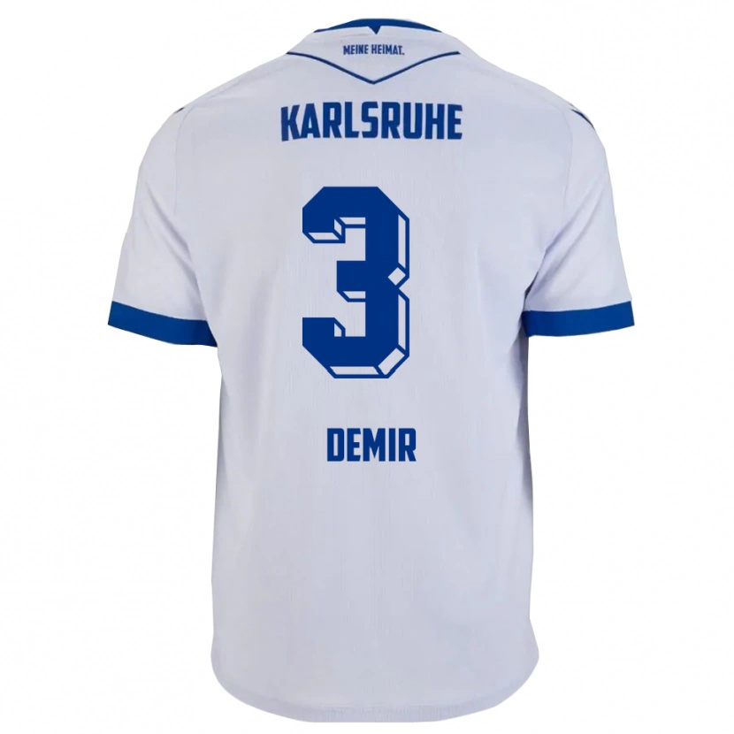 DanxenレディースArel Demir#3白 青アウェイシャツ2025/26ジャージーユニフォーム