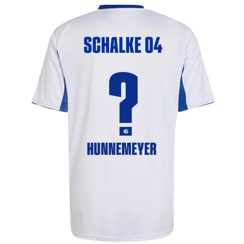 DanxenレディースMaja Hünnemeyer#0白 青アウェイシャツ2025/26ジャージーユニフォーム