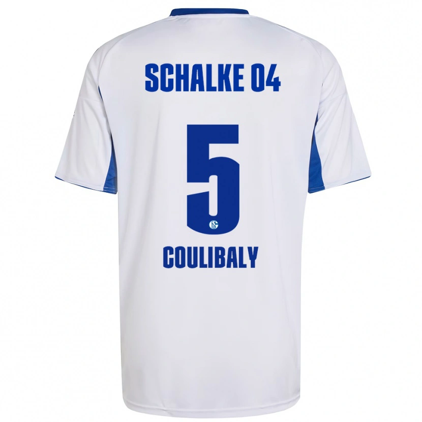 DanxenレディースBarakissa Coulibaly#5白 青アウェイシャツ2025/26ジャージーユニフォーム
