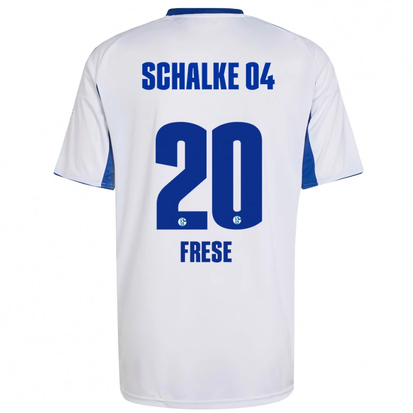 DanxenレディースNiklas Frese#20白 青アウェイシャツ2025/26ジャージーユニフォーム