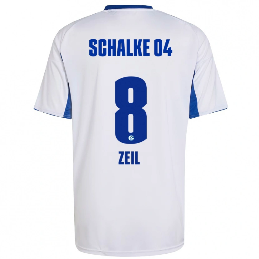 DanxenレディースEmil Zeil#8白 青アウェイシャツ2025/26ジャージーユニフォーム