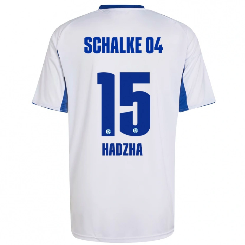 DanxenレディースNedzhib Hadzha#15白 青アウェイシャツ2025/26ジャージーユニフォーム