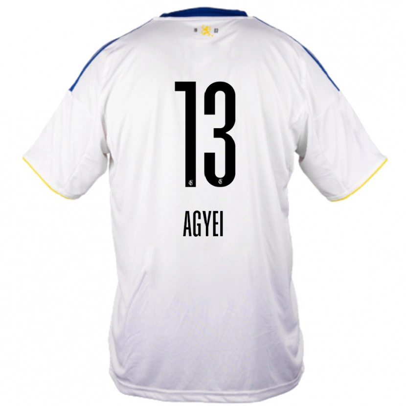 DanxenレディースChelsea Agyei#13白 青 黄アウェイシャツ2025/26ジャージーユニフォーム