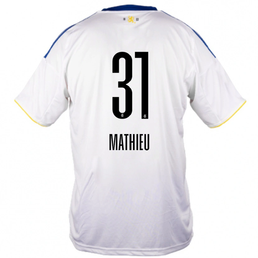 DanxenレディースSammy Mathieu#31白 青 黄アウェイシャツ2025/26ジャージーユニフォーム