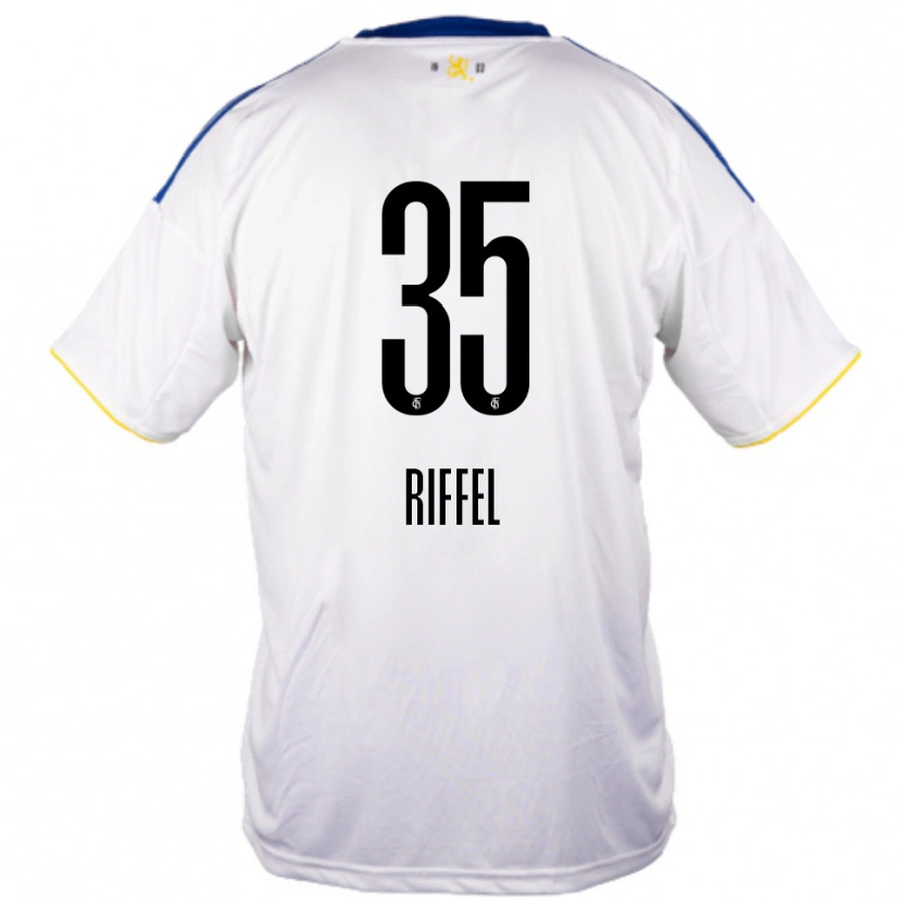 DanxenレディースKim Riffel#35白 青 黄アウェイシャツ2025/26ジャージーユニフォーム