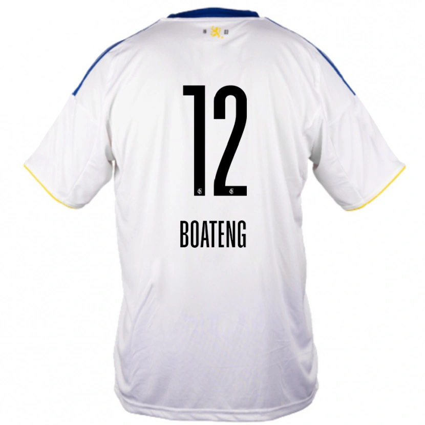 DanxenレディースDivine Boateng#12白 青 黄アウェイシャツ2025/26ジャージーユニフォーム