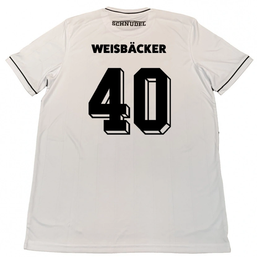 DanxenレディースMaximilian Weisbäcker#40白 黒アウェイシャツ2025/26ジャージーユニフォーム