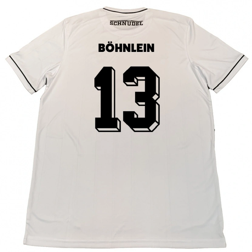 DanxenレディースKristian Böhnlein#13白 黒アウェイシャツ2025/26ジャージーユニフォーム