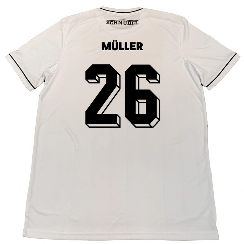 DanxenレディースMaro Müller#26白 黒アウェイシャツ2025/26ジャージーユニフォーム