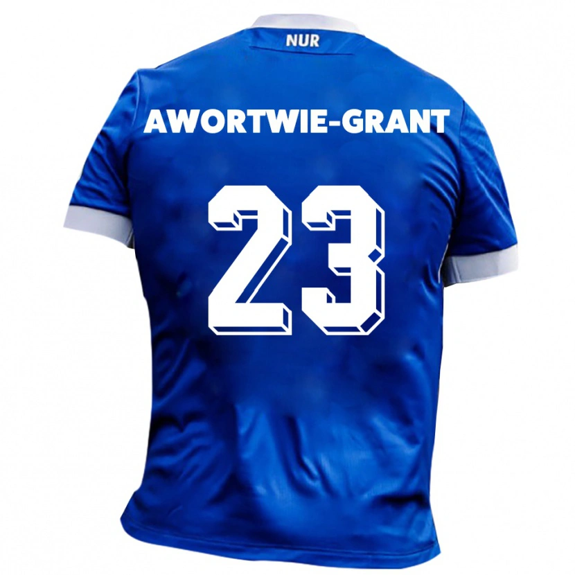 DanxenレディースNyamekye Awortwie-Grant#23青 白アウェイシャツ2025/26ジャージーユニフォーム