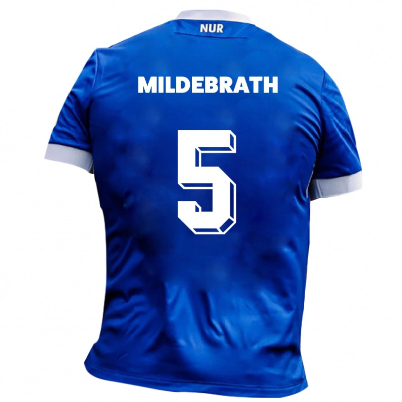 DanxenレディースMatti Mildebrath#5青 白アウェイシャツ2025/26ジャージーユニフォーム