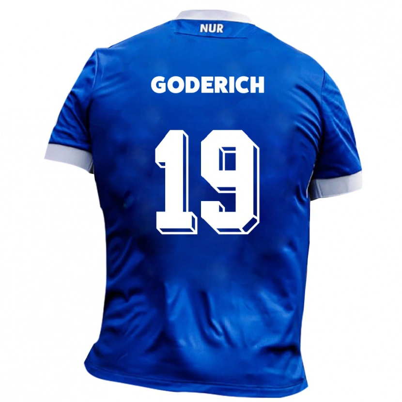 DanxenレディースDavid Goderich#19青 白アウェイシャツ2025/26ジャージーユニフォーム