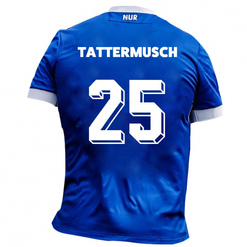 DanxenレディースTed Tattermusch#25青 白アウェイシャツ2025/26ジャージーユニフォーム
