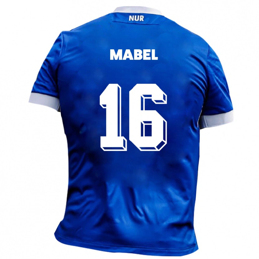 DanxenレディースSteeve Mabel#16青 白アウェイシャツ2025/26ジャージーユニフォーム