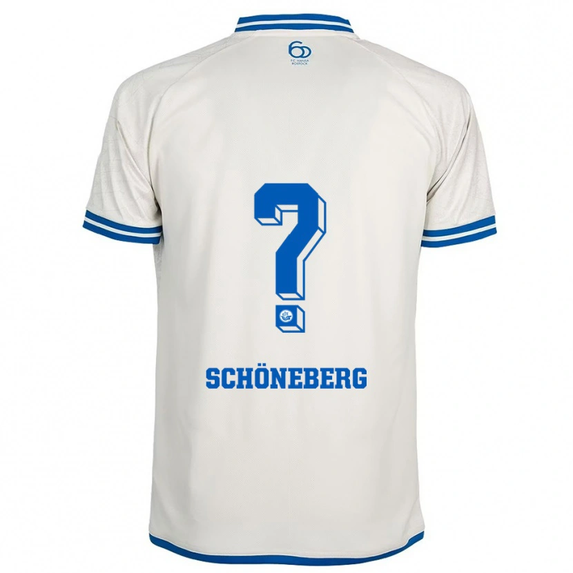 DanxenレディースTom Schöneberg#0白 青アウェイシャツ2025/26ジャージーユニフォーム