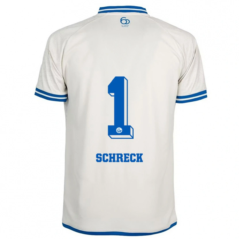 DanxenレディースTil Schreck#1白 青アウェイシャツ2025/26ジャージーユニフォーム