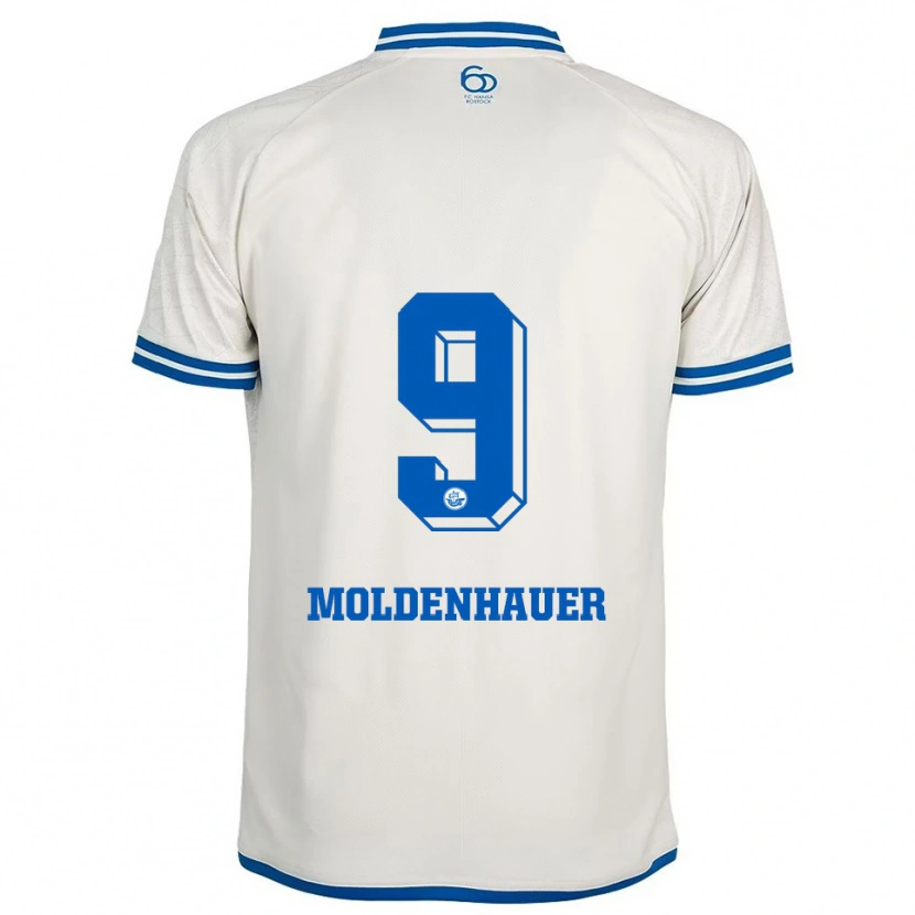 DanxenレディースMax Moldenhauer#9白 青アウェイシャツ2025/26ジャージーユニフォーム