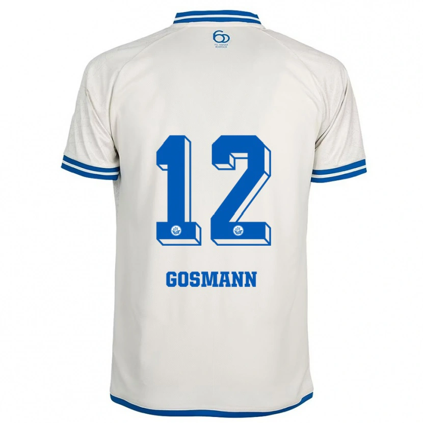 DanxenレディースHermann Gosmann#12白 青アウェイシャツ2025/26ジャージーユニフォーム