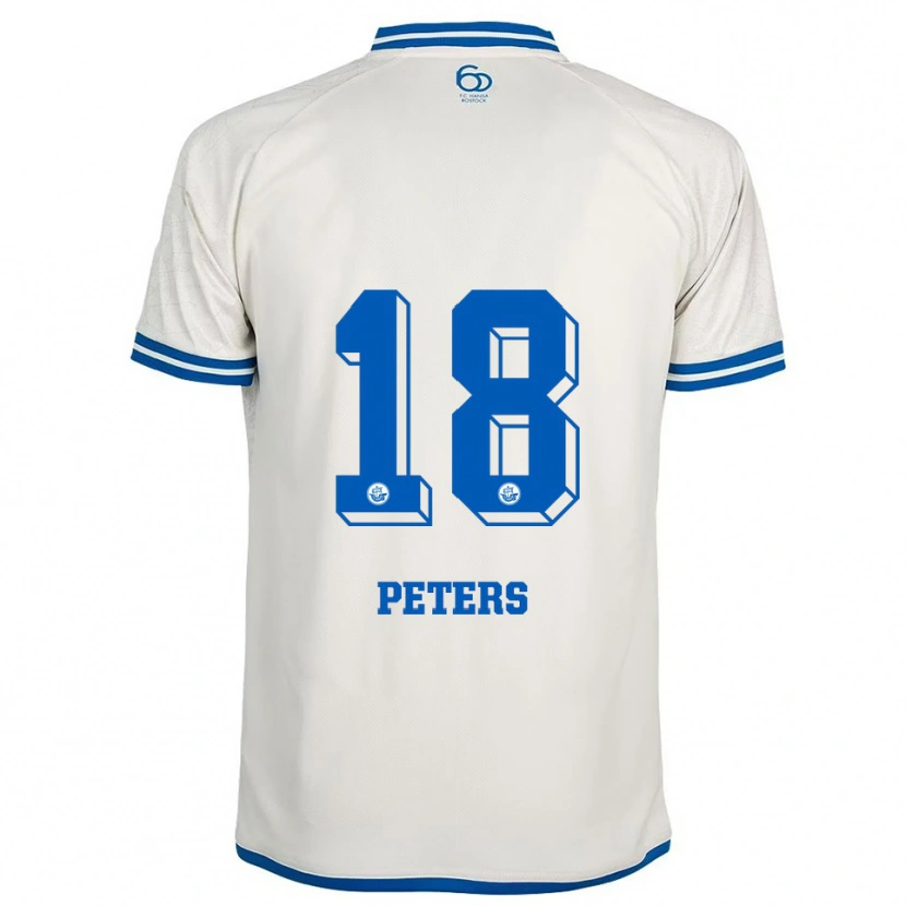 DanxenレディースBennett Peters#18白 青アウェイシャツ2025/26ジャージーユニフォーム