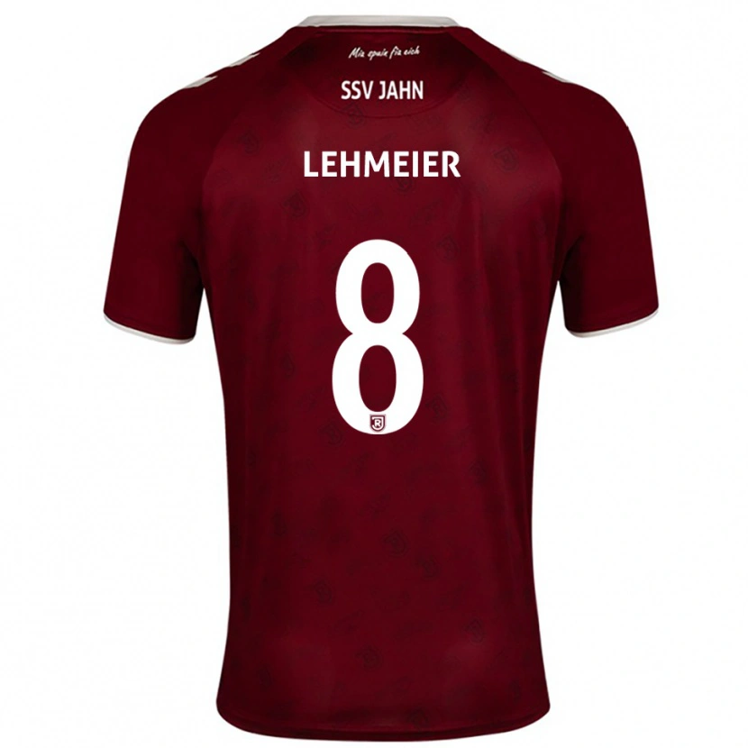 DanxenレディースJoel Lehmeier#8バーガンディ 白アウェイシャツ2025/26ジャージーユニフォーム