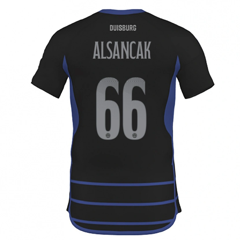 DanxenレディースDuygu Alsancak#66黒 青アウェイシャツ2025/26ジャージーユニフォーム