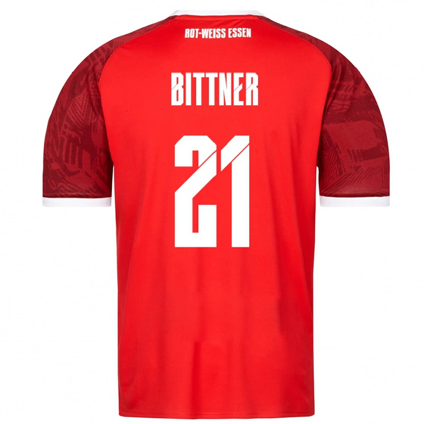 DanxenレディースLucas Bittner#21赤 バーガンディ 白アウェイシャツ2025/26ジャージーユニフォーム