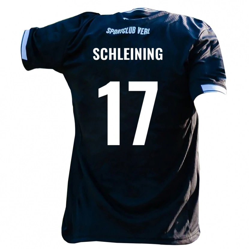 DanxenレディースMarvin Schleining#17黒 白アウェイシャツ2025/26ジャージーユニフォーム