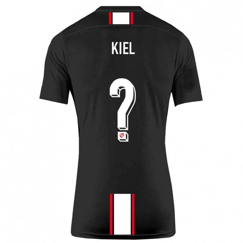 DanxenレディースNiels Kiel#0黒 白アウェイシャツ2025/26ジャージーユニフォーム