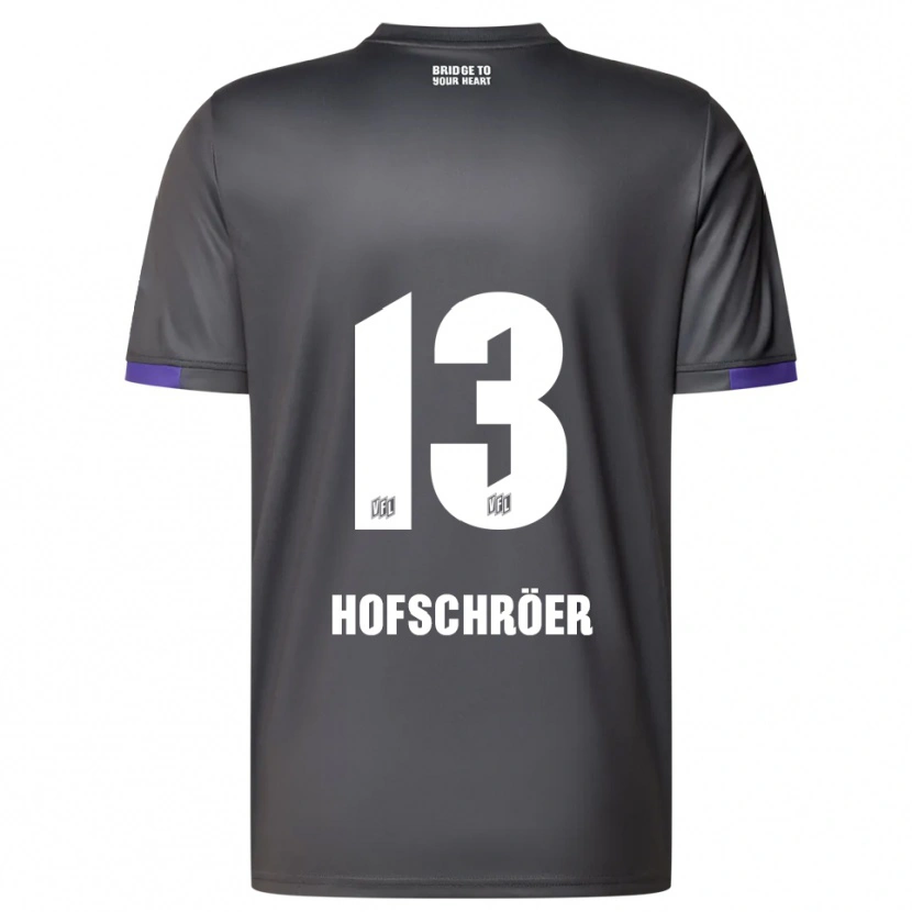 DanxenレディースJoris Hofschröer#13灰色 紫アウェイシャツ2025/26ジャージーユニフォーム