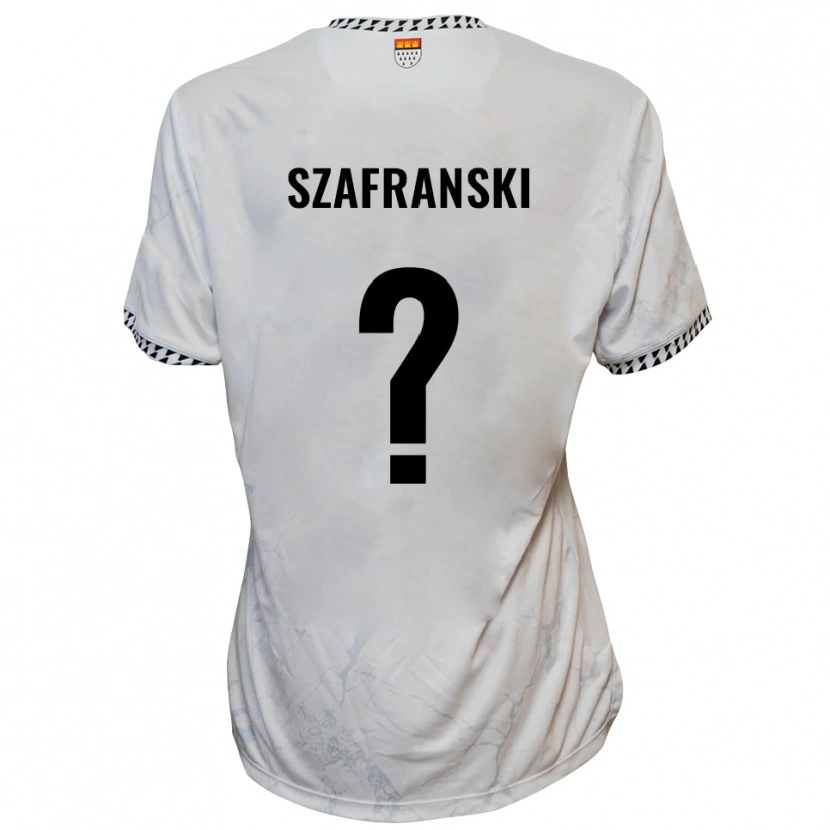 DanxenレディースSvenja Szafranski#0白 黒アウェイシャツ2025/26ジャージーユニフォーム