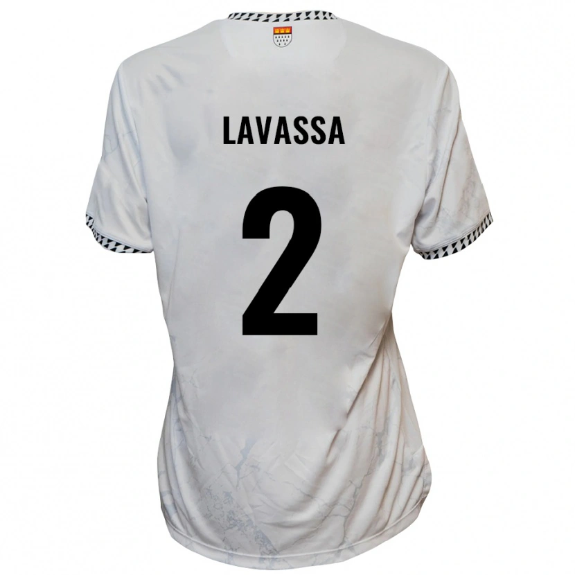 DanxenレディースTimon Lavassa#2白 黒アウェイシャツ2025/26ジャージーユニフォーム