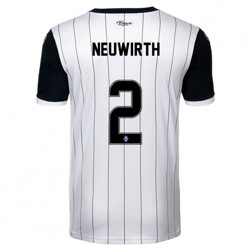 DanxenレディースNiklas Neuwirth#2白 黒アウェイシャツ2025/26ジャージーユニフォーム