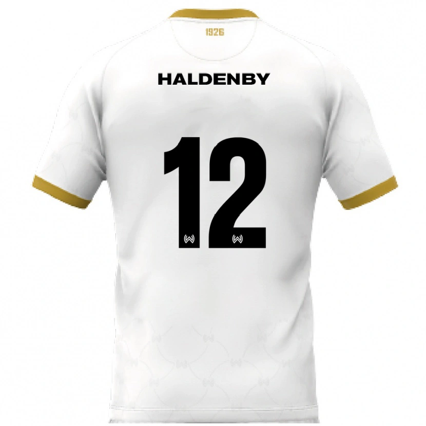 DanxenレディースBen Haldenby#12白 金アウェイシャツ2025/26ジャージーユニフォーム