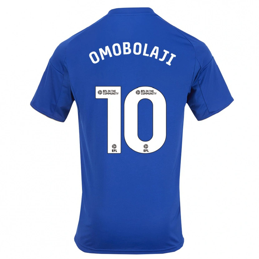 DanxenキッズLaolu Omobolaji#10青 金ホームシャツ2025/26ジャージーユニフォーム