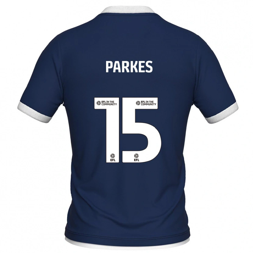DanxenキッズTristan Parkes#15紺 白ホームシャツ2025/26ジャージーユニフォーム