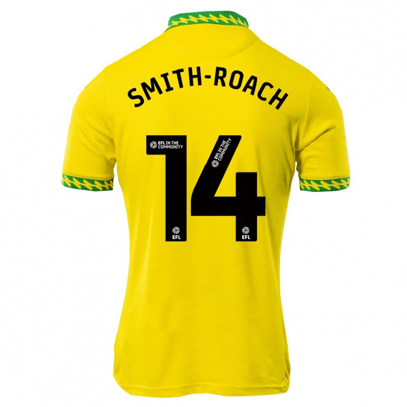 DanxenキッズRio Smith-Roach#14白 緑ホームシャツ2025/26ジャージーユニフォーム