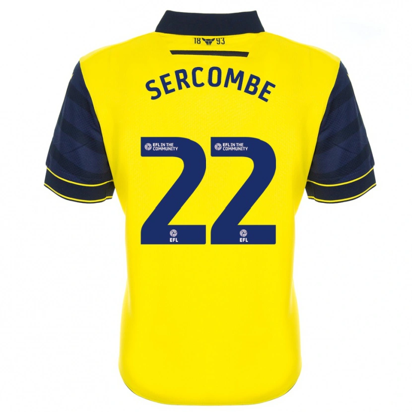 Danxenキッズパリ・サーコム#22黄 紺ホームシャツ2025/26ジャージーユニフォーム